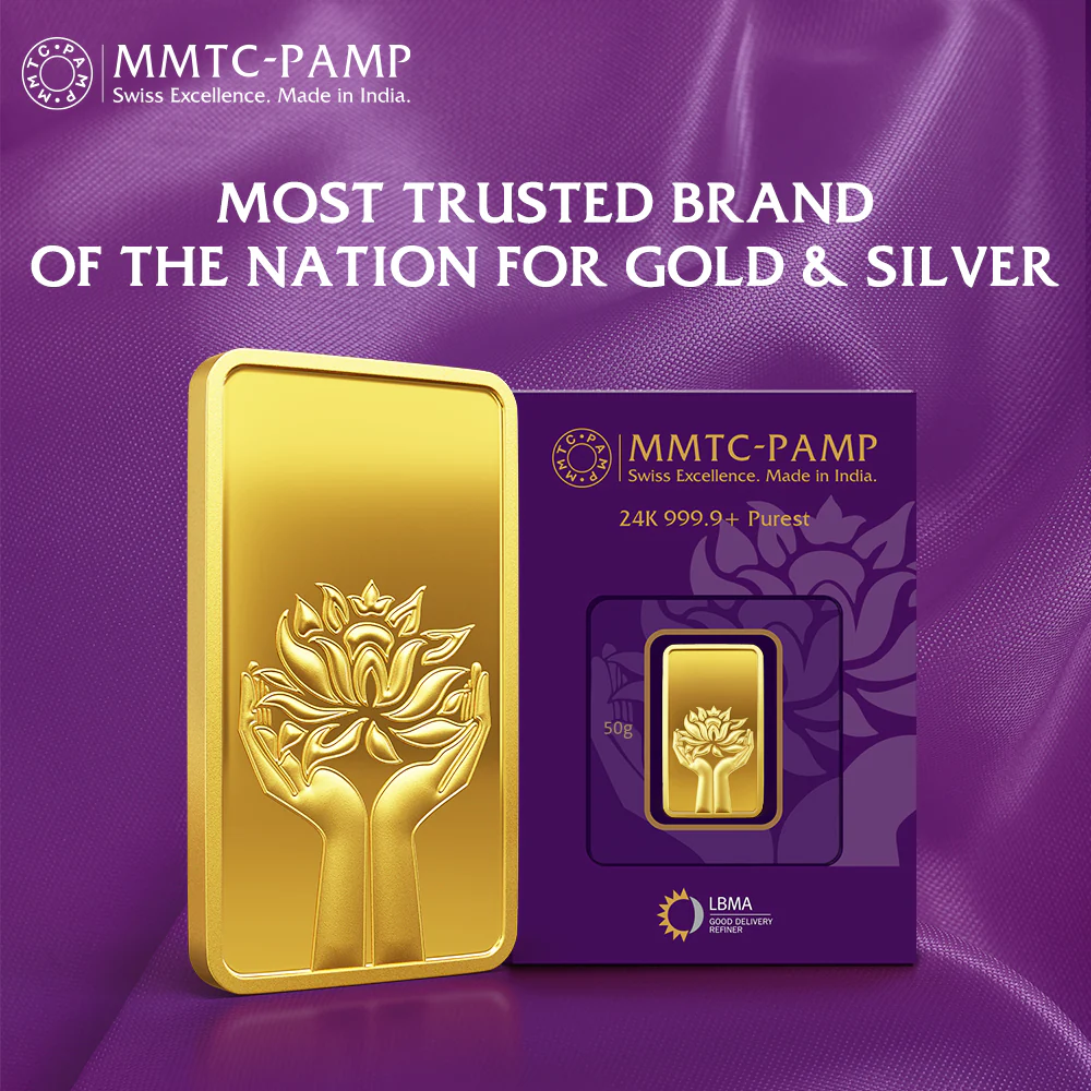 24K (999.9+) Purest 100 gm Lotus Gold Bar - Image 5