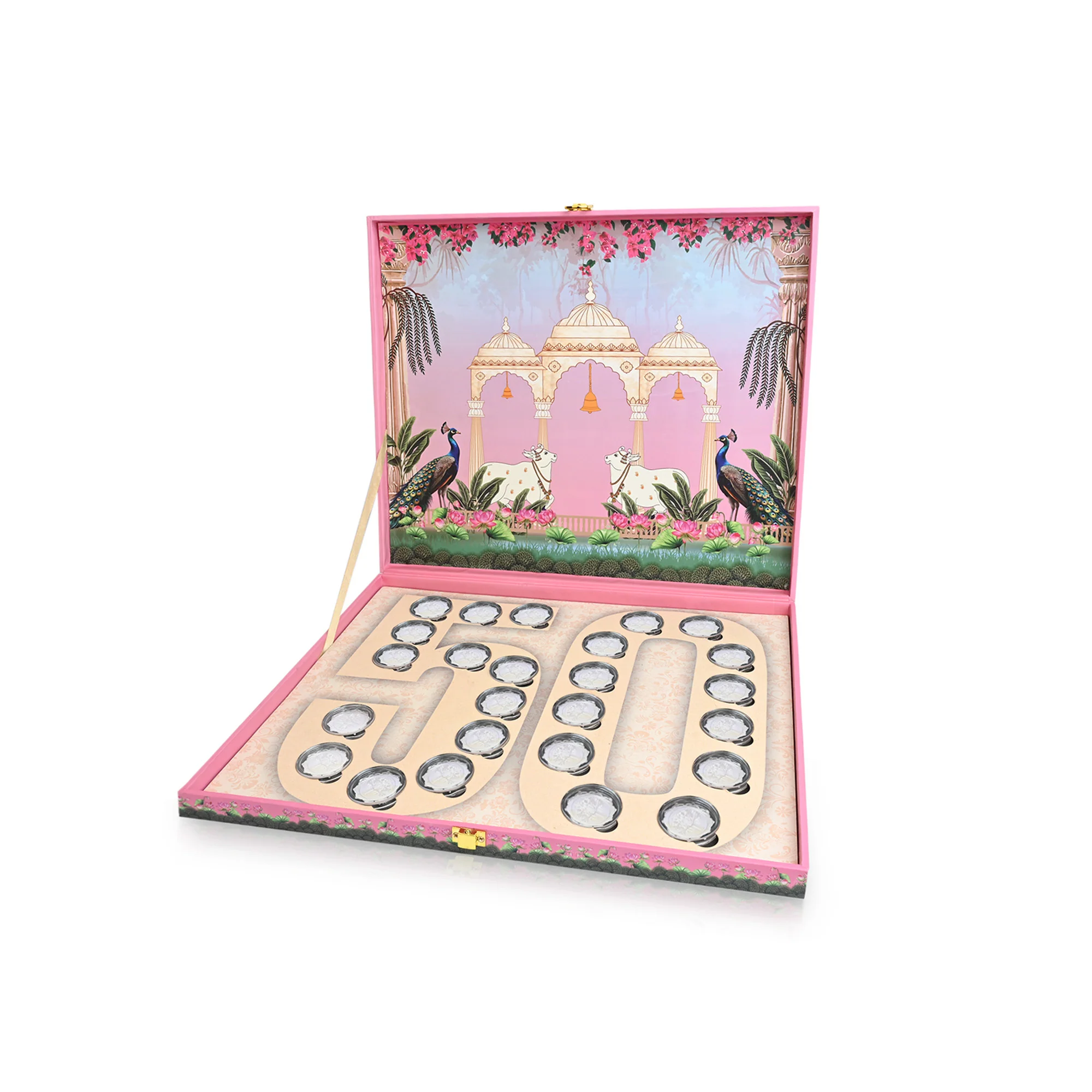 999 Purity 50 Years Celebration Silver Coin Box (25 Coins) - Image 6