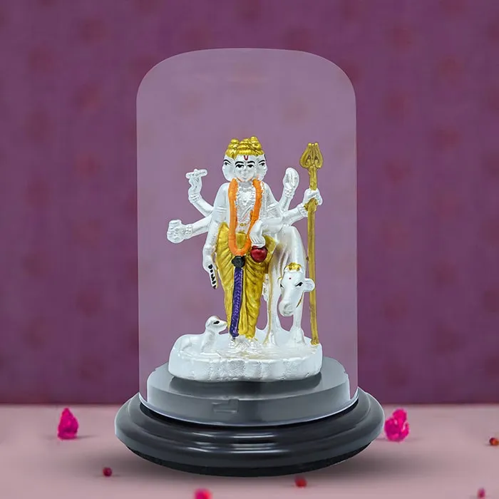 999 Silver Dattatreya Eternal Blessing Idol - Image 3