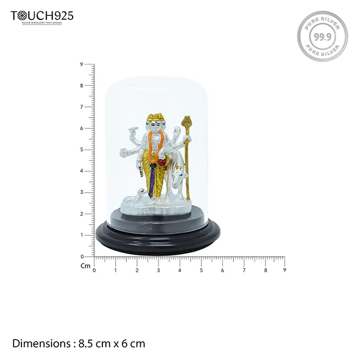 999 Silver Dattatreya Eternal Blessing Idol - Image 4