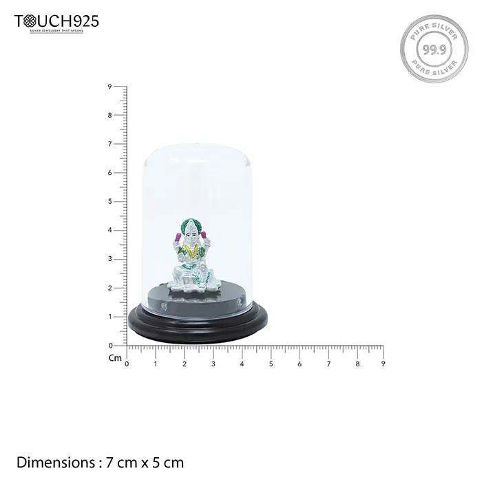 999 Silver Dhanya Lakshmi Idol - Image 8