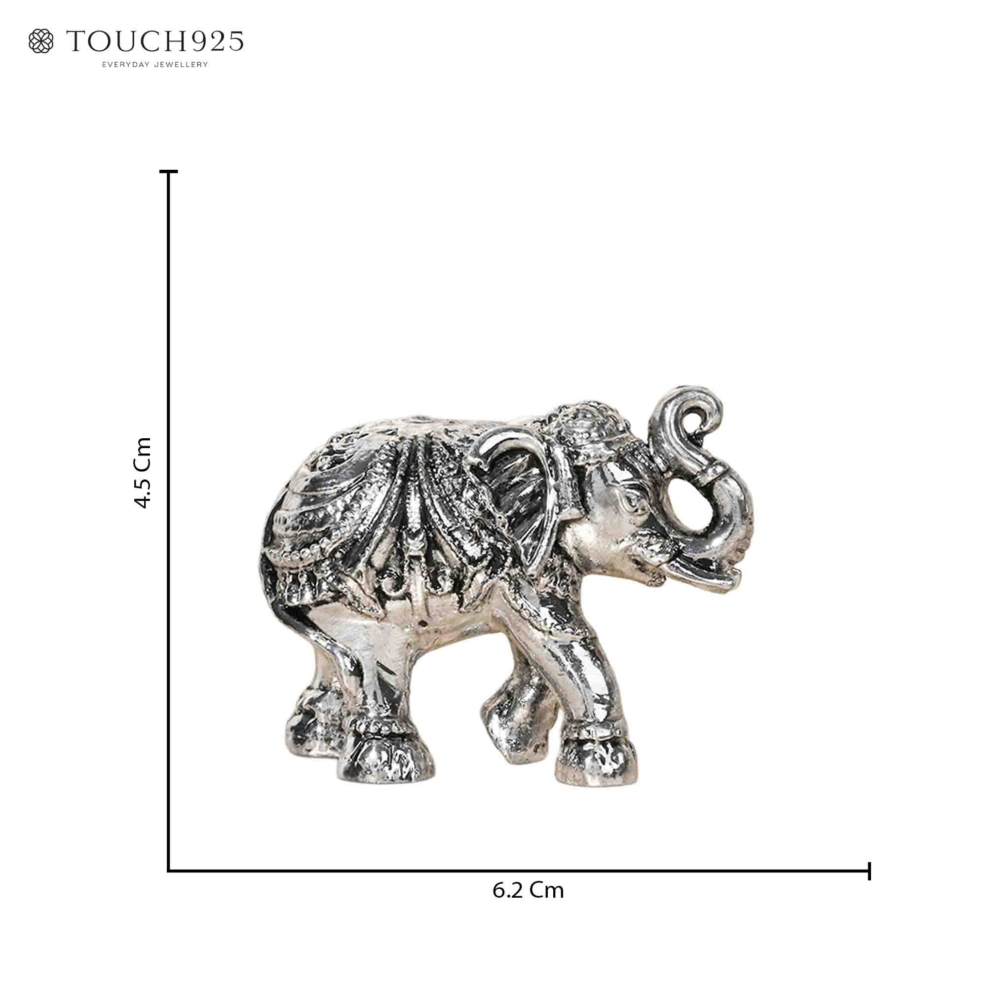999 Silver Elephant Pair Gift Box - Image 6