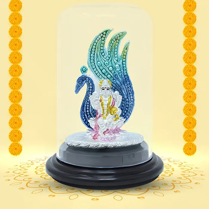 999 Silver Lakshmi Eternal Form Idol - Image 3