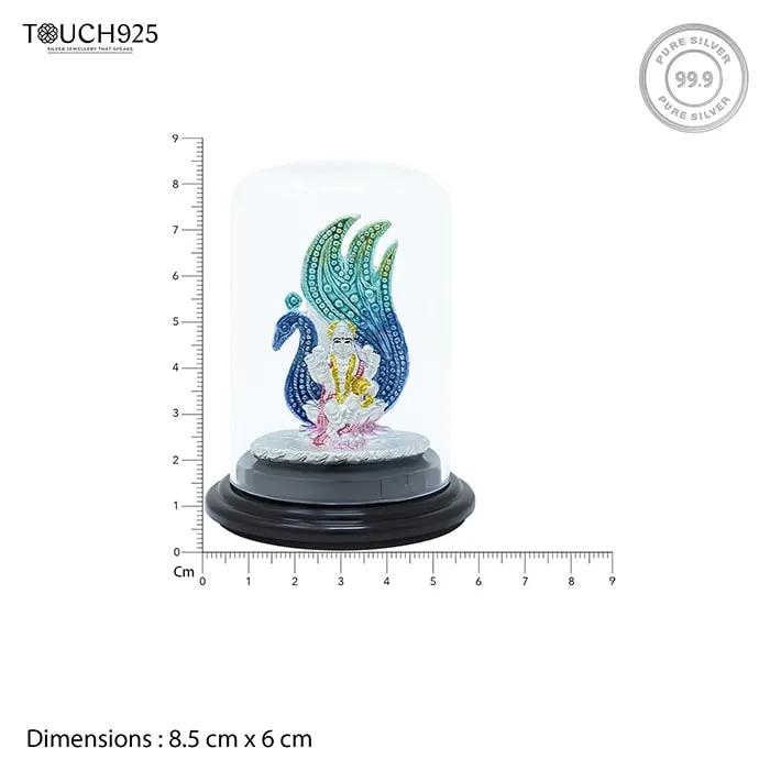 999 Silver Lakshmi Eternal Form Idol - Image 4