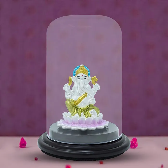 999 Silver Vighnaharta Divine Aura Idol - Image 3