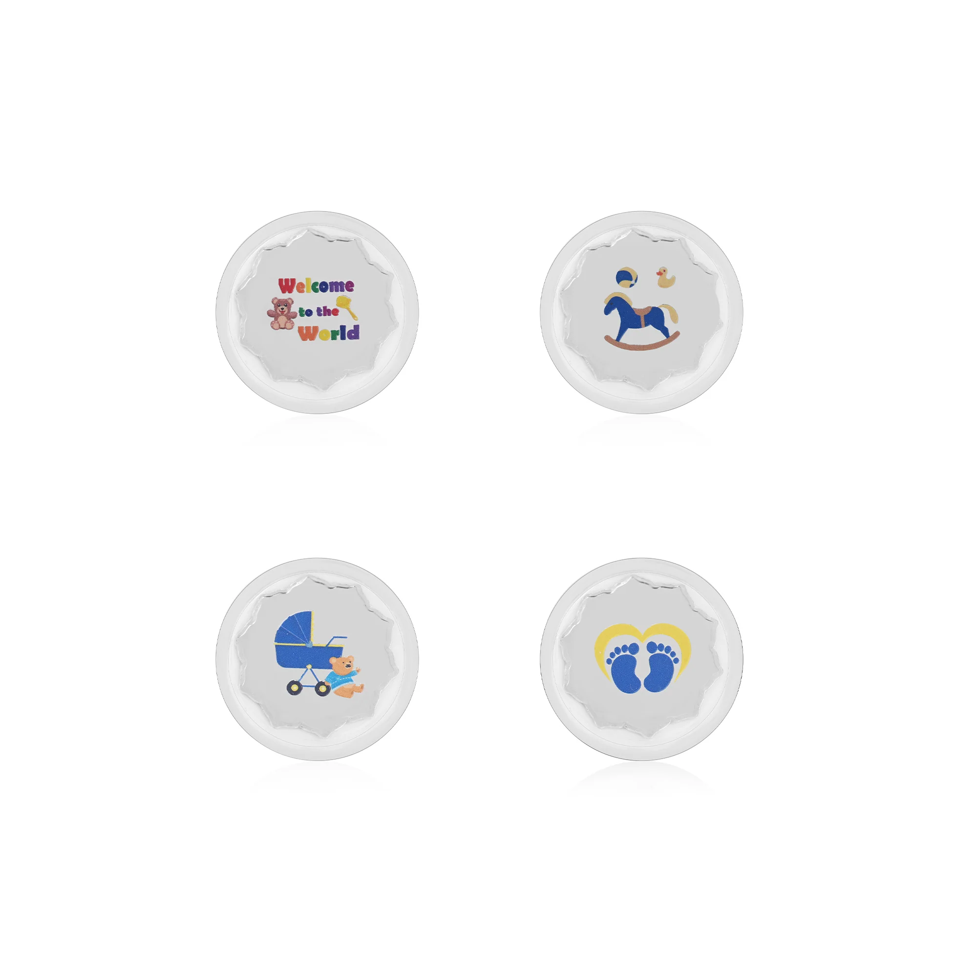 Baby Shower 999 Silver Coin Gift Set (4 Coins) - Image 4