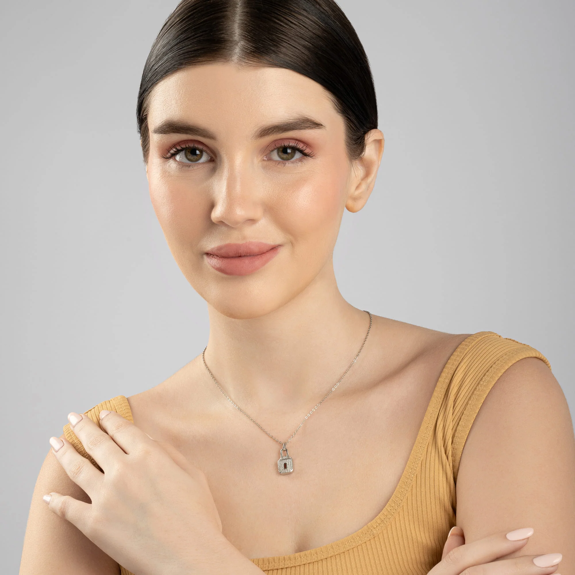 Classic Lock Necklace - Image 3