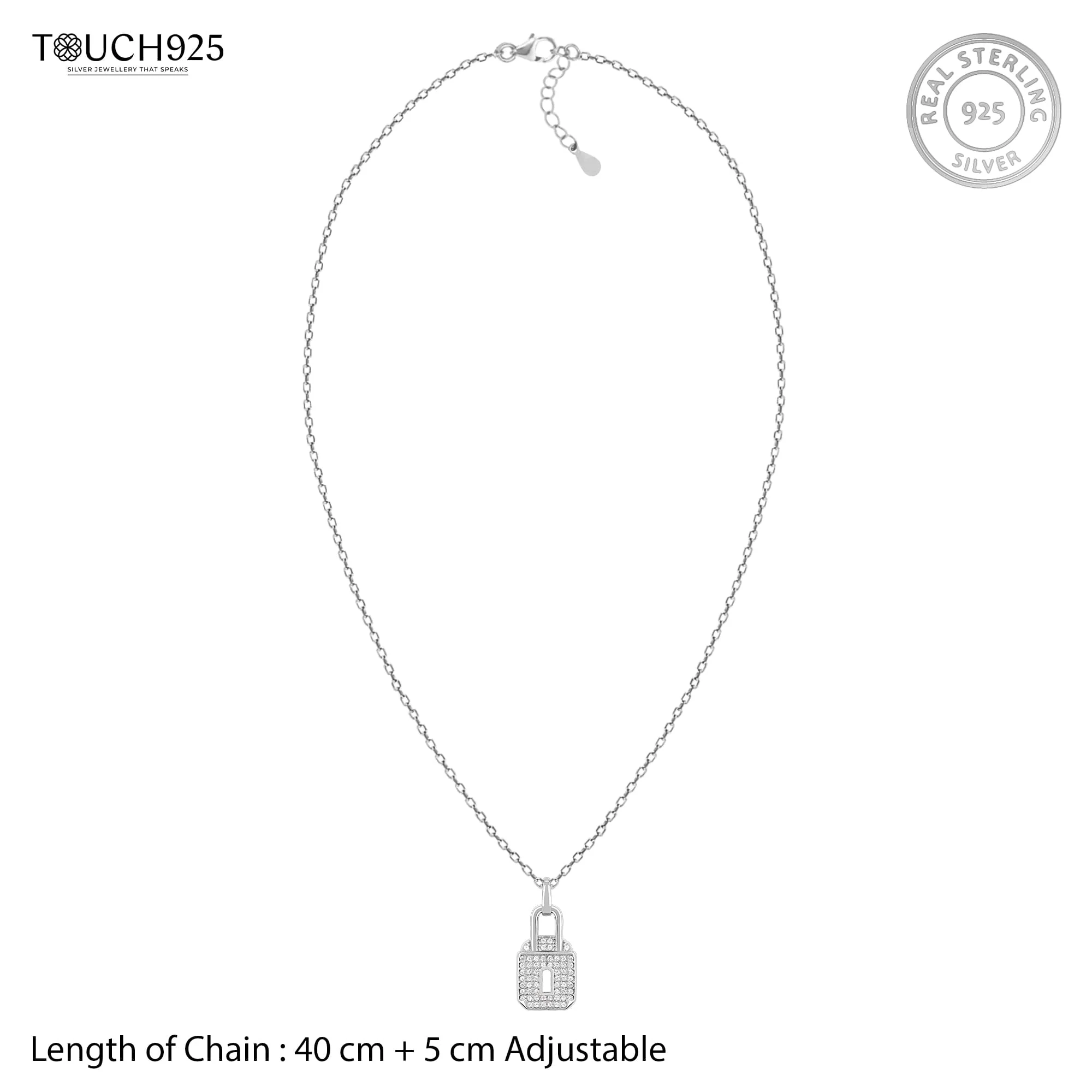 Classic Lock Necklace - Image 7