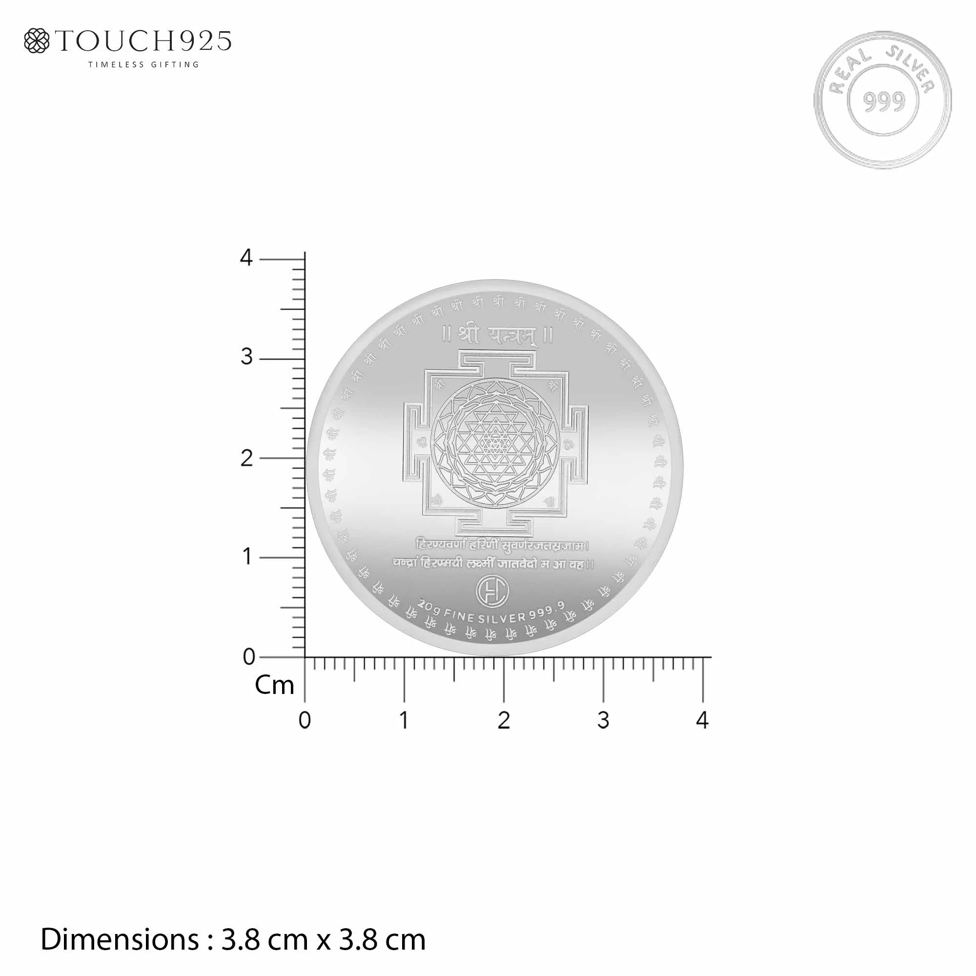 20g Ganesh and Laxmi 999 Silver Coin - Image 6