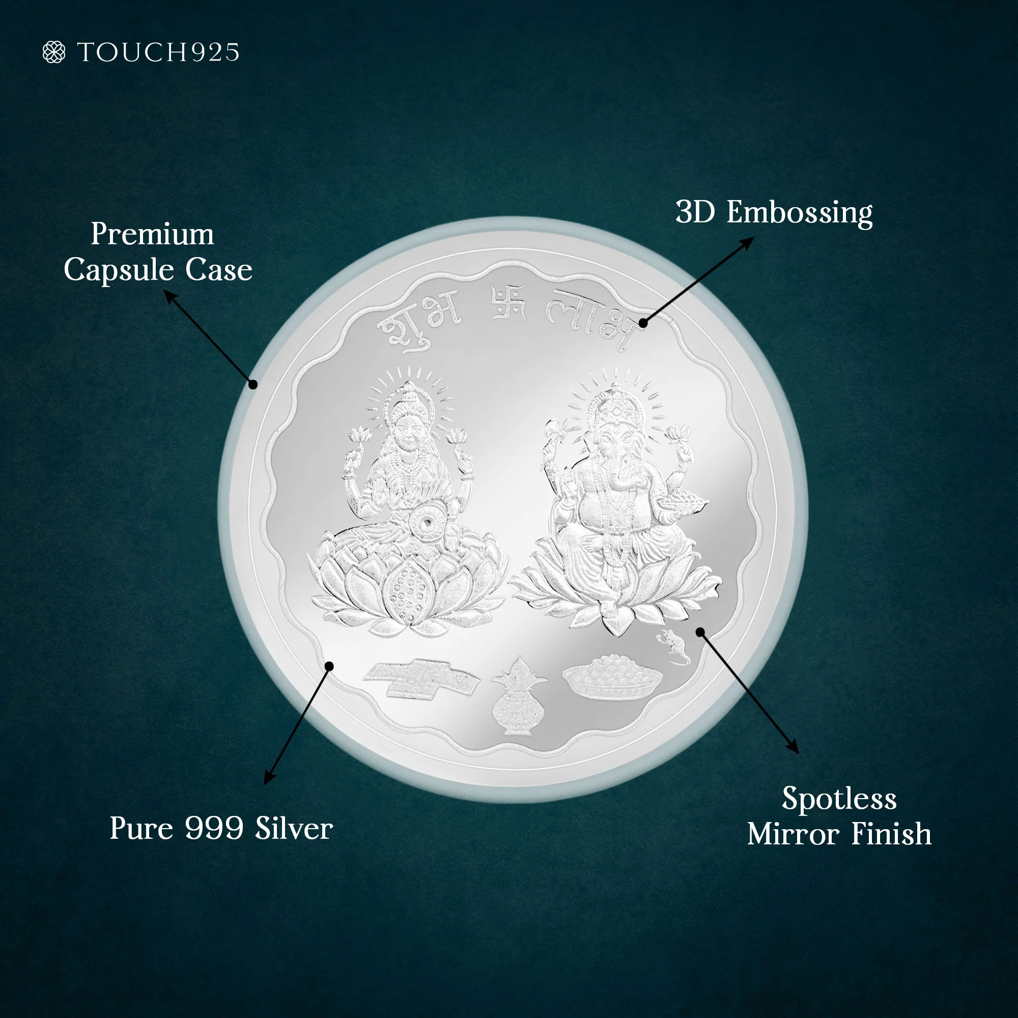 10-20g Laxmi Ganesh 999 Silver Coin - Image 10