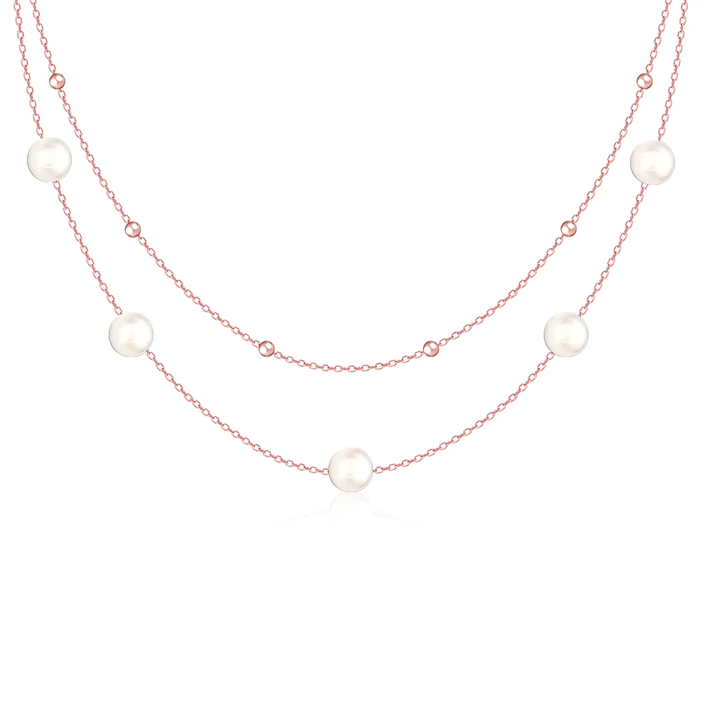 Layered Pearl Jewellery Set - Image 17