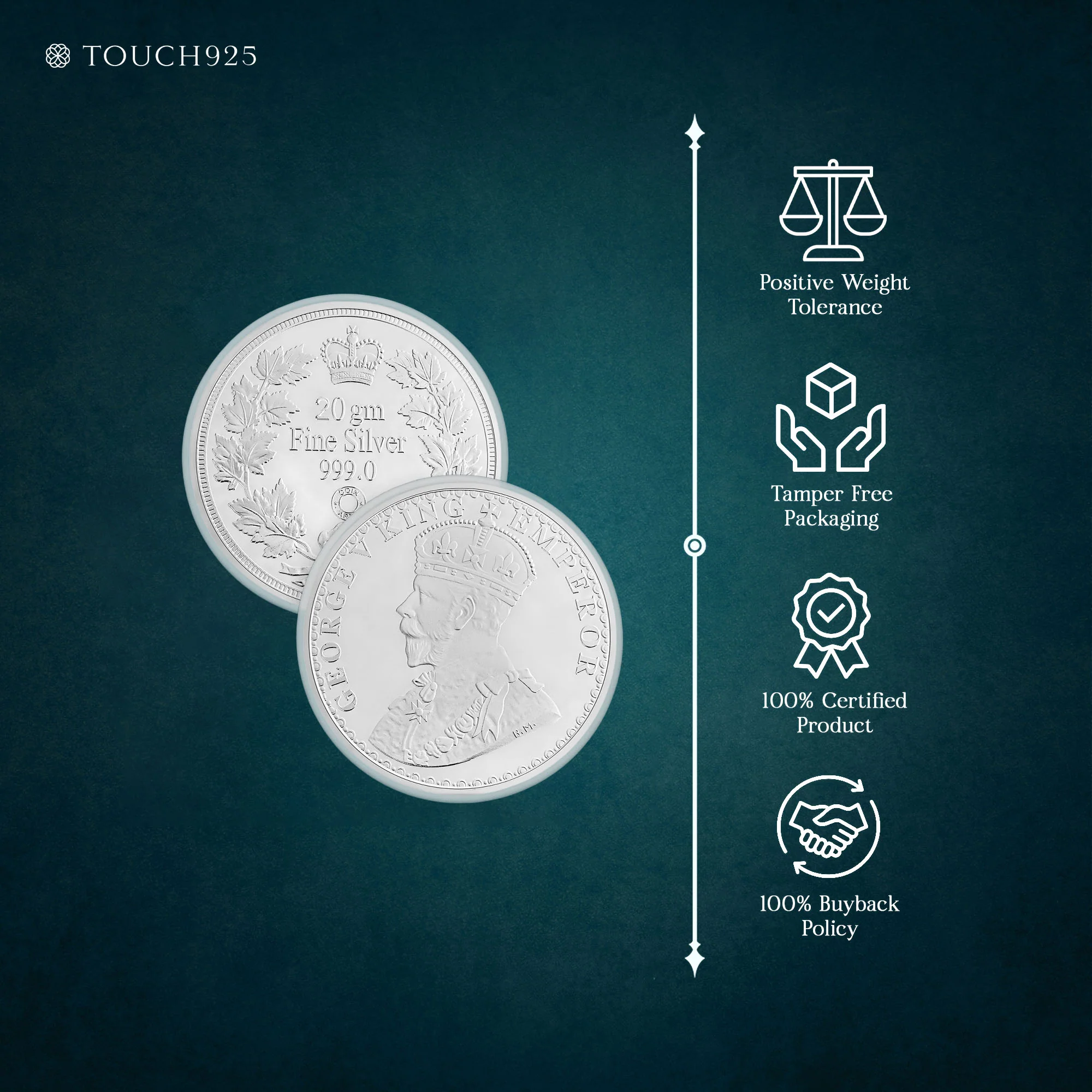 10-100g King Emperor Pure 999 Silver Coin - Image 12