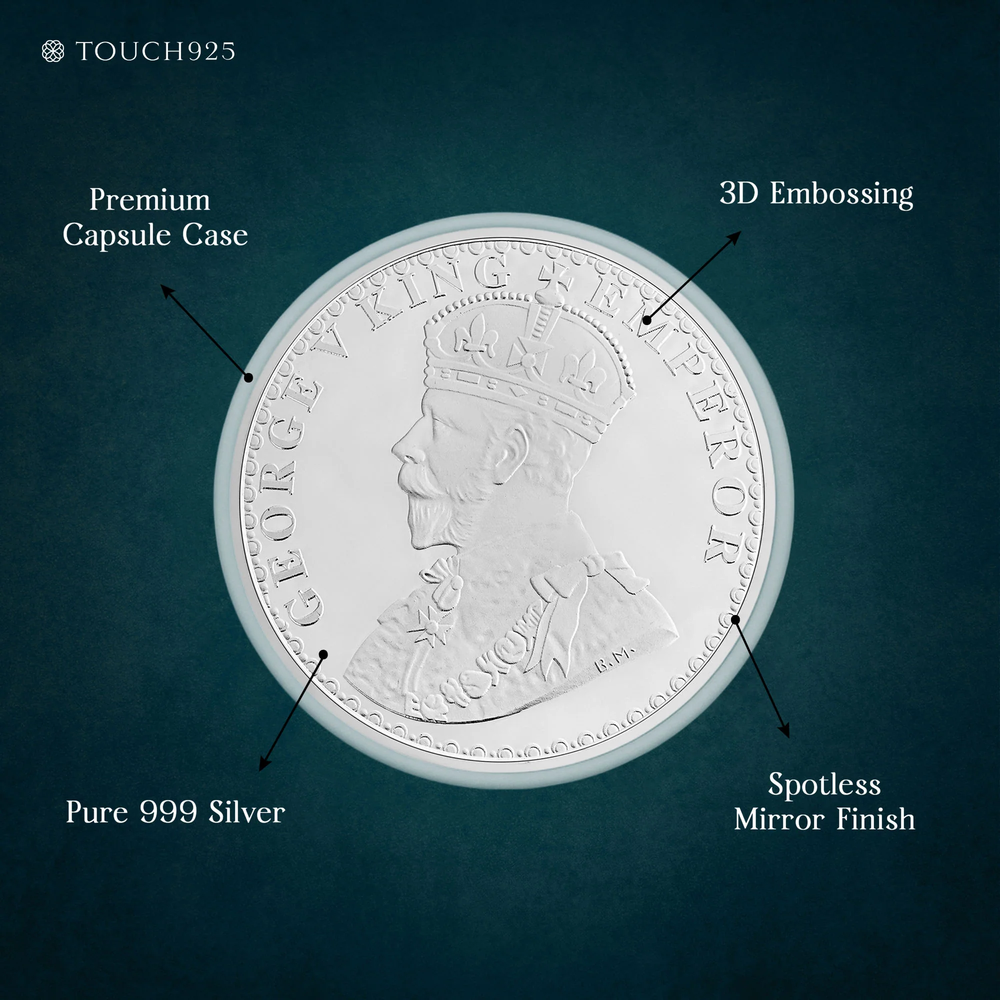 10-100g King Emperor Pure 999 Silver Coin - Image 4