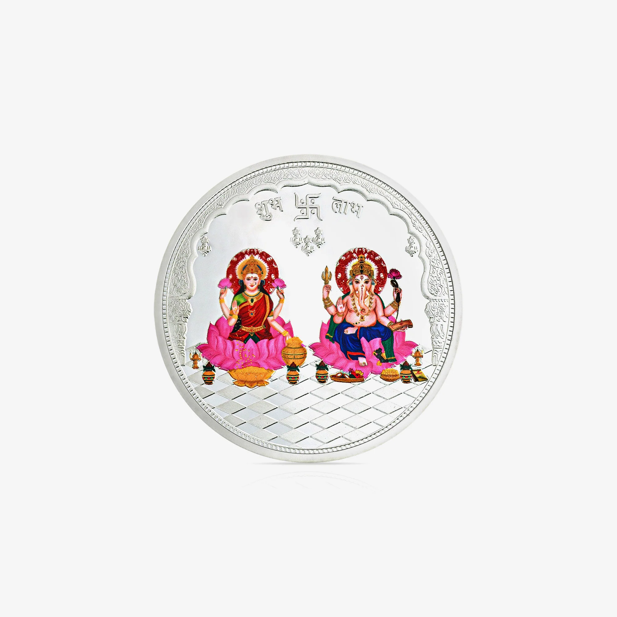 10-100g Lakshmi Ganesh Pure 999 Silver Coin - Image 19