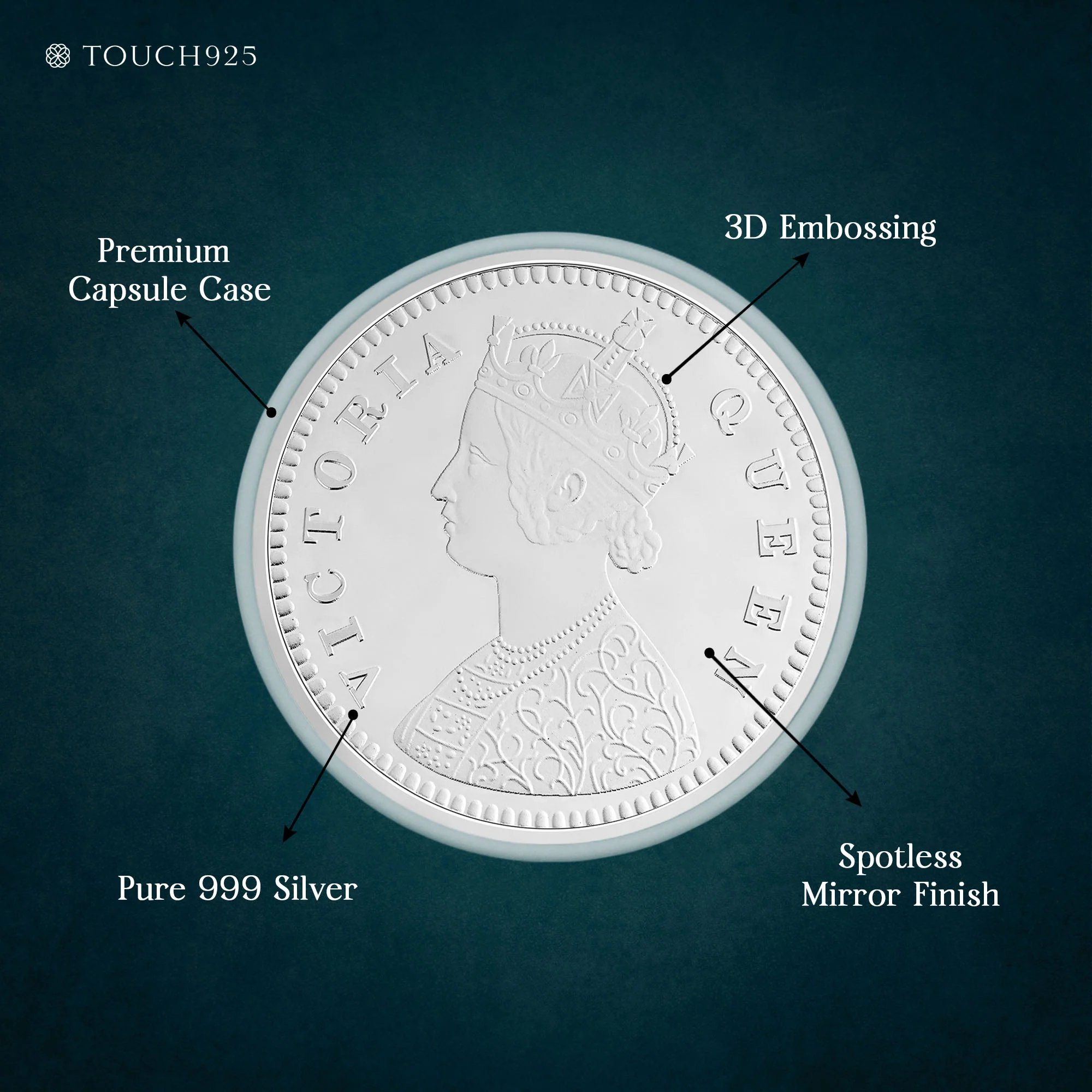 10-100g Queen Victoria Pure 999 Silver Coin - Image 16