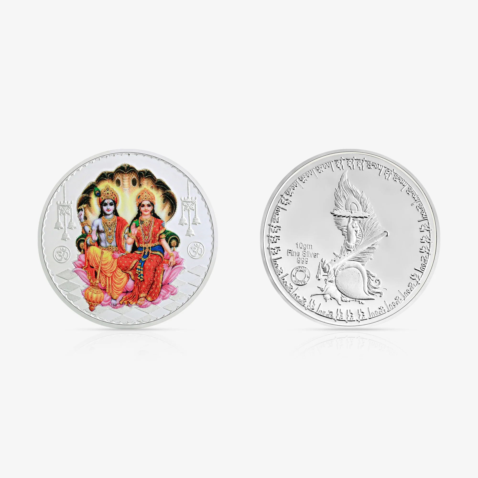10g Shiv Parvati Pure 999 Silver Coin - Image 3
