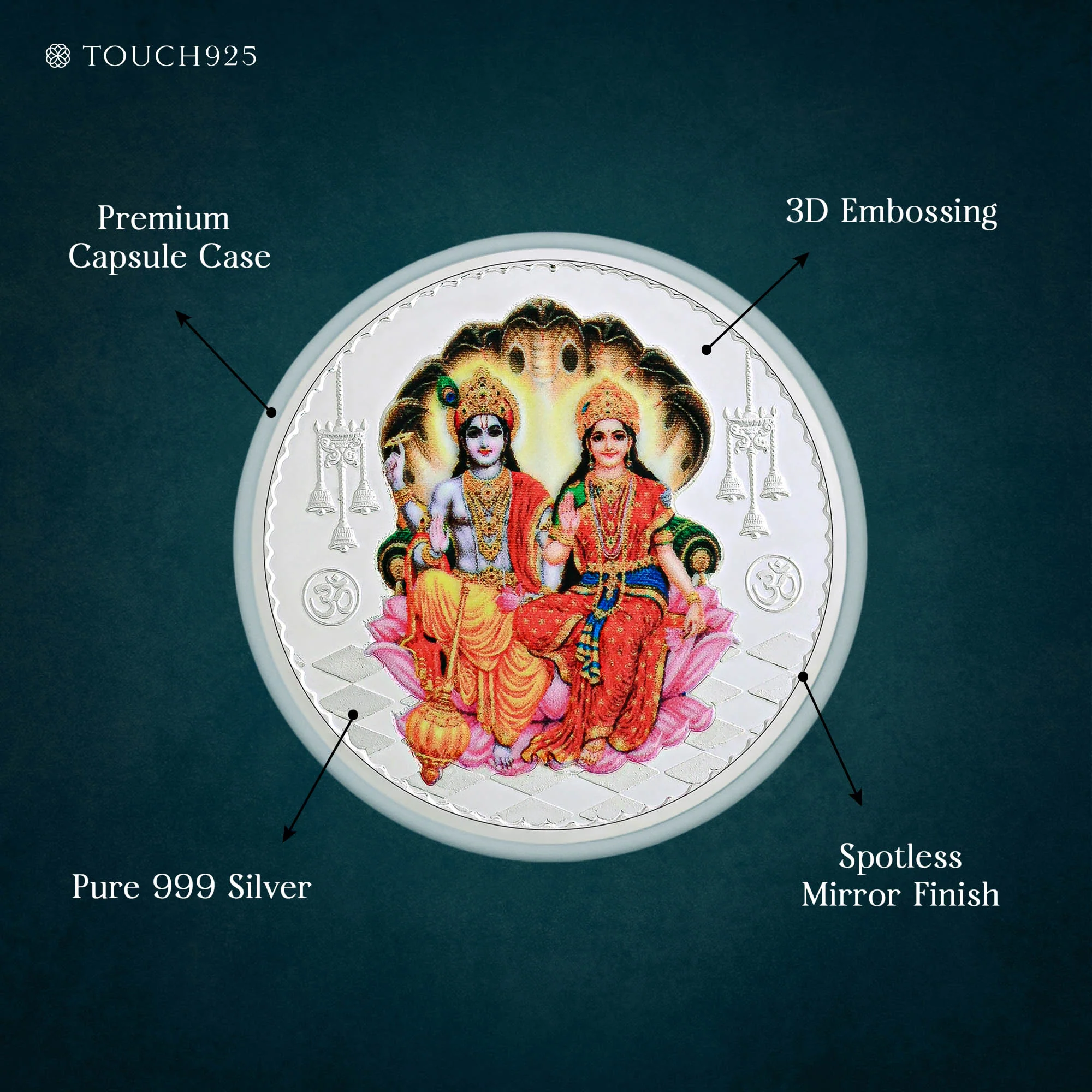 10g Shiv Parvati Pure 999 Silver Coin - Image 4