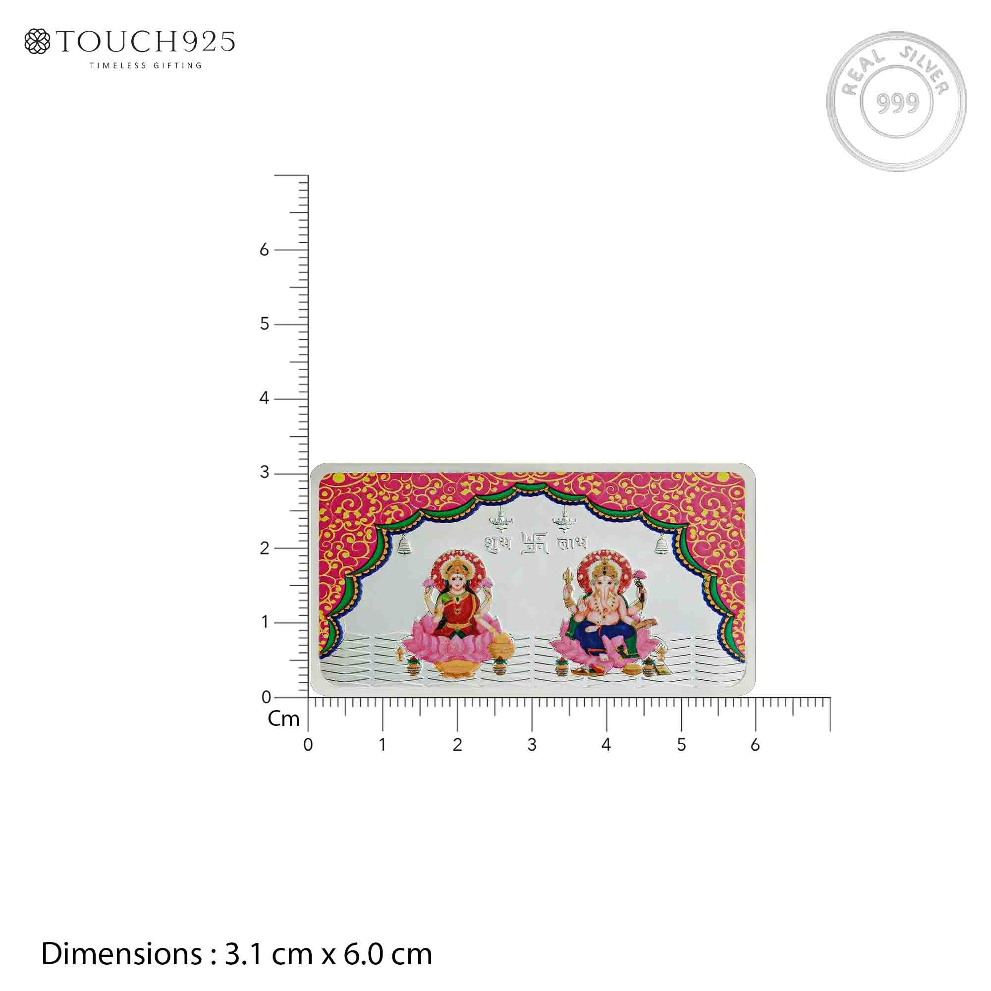 50g Lakshmi Ganesh Pure 999 Silver Coin - Image 6