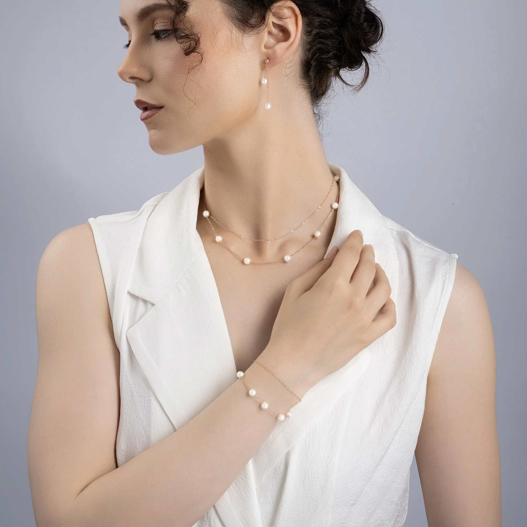 Royal Pearl Jewellery Set - Image 3