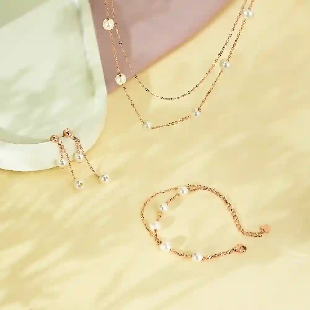 Royal Pearl Jewellery Set - Image 8