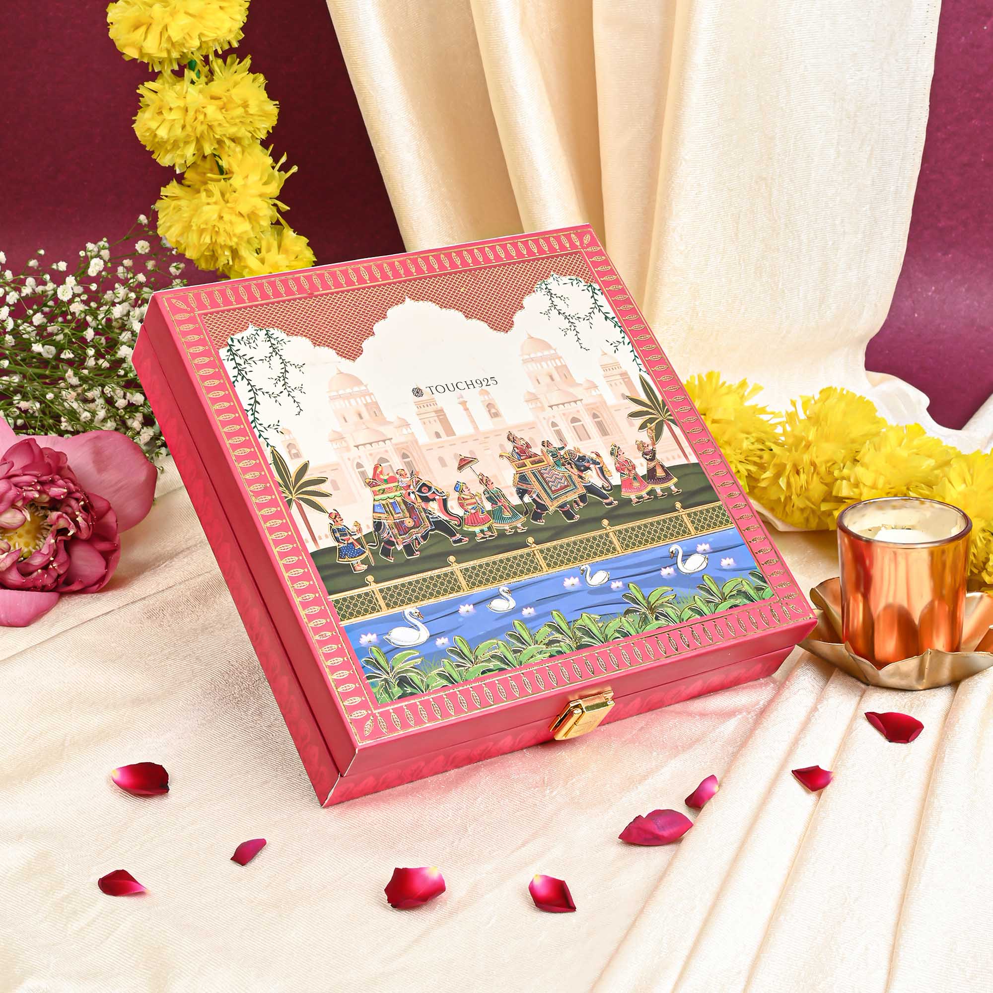 Saptapadi-Seven Steps 999 Silver Coin Box (7 Coins) - Image 3