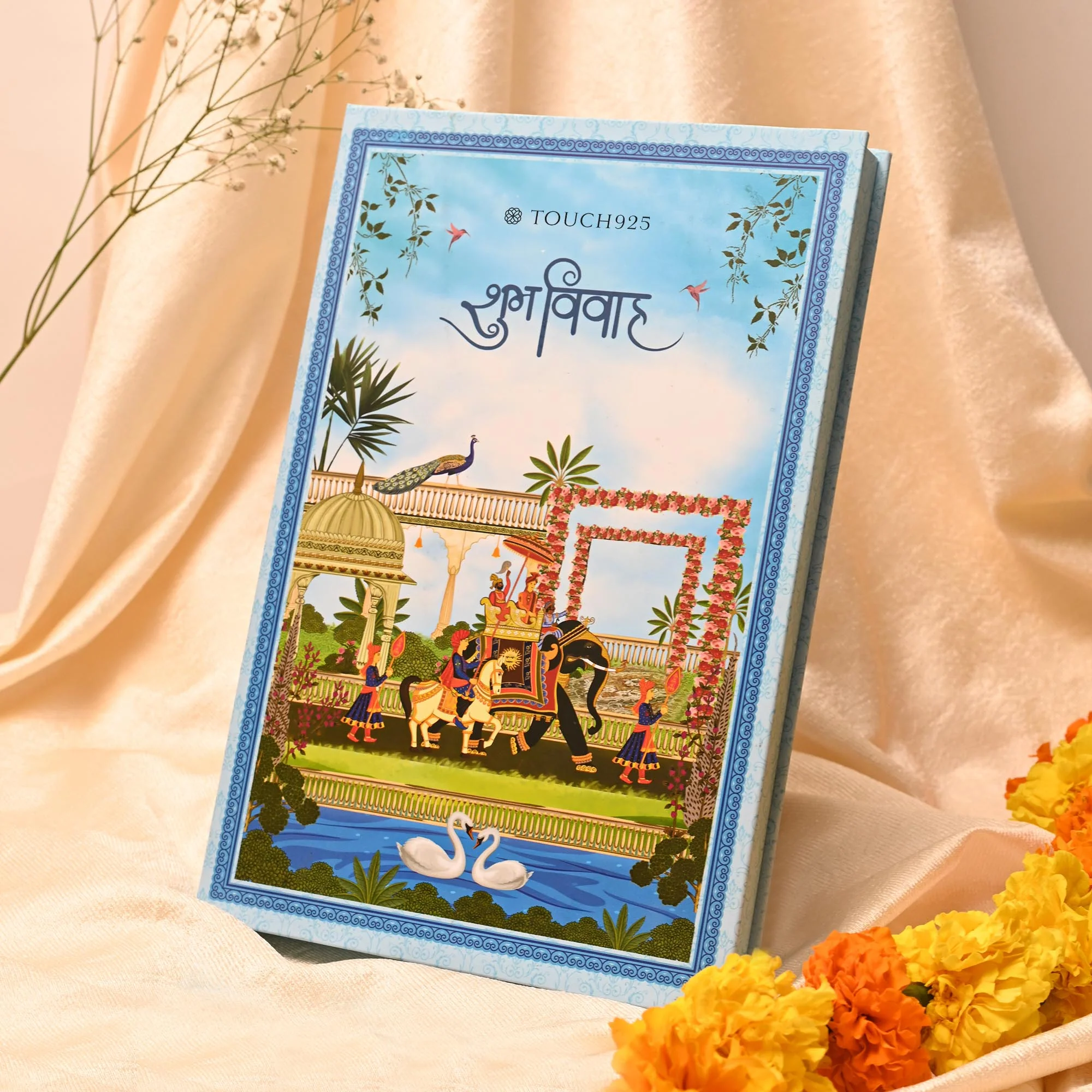 Satya Padi Wedding 999 Silver Coin Box (5 Coins) - Image 3