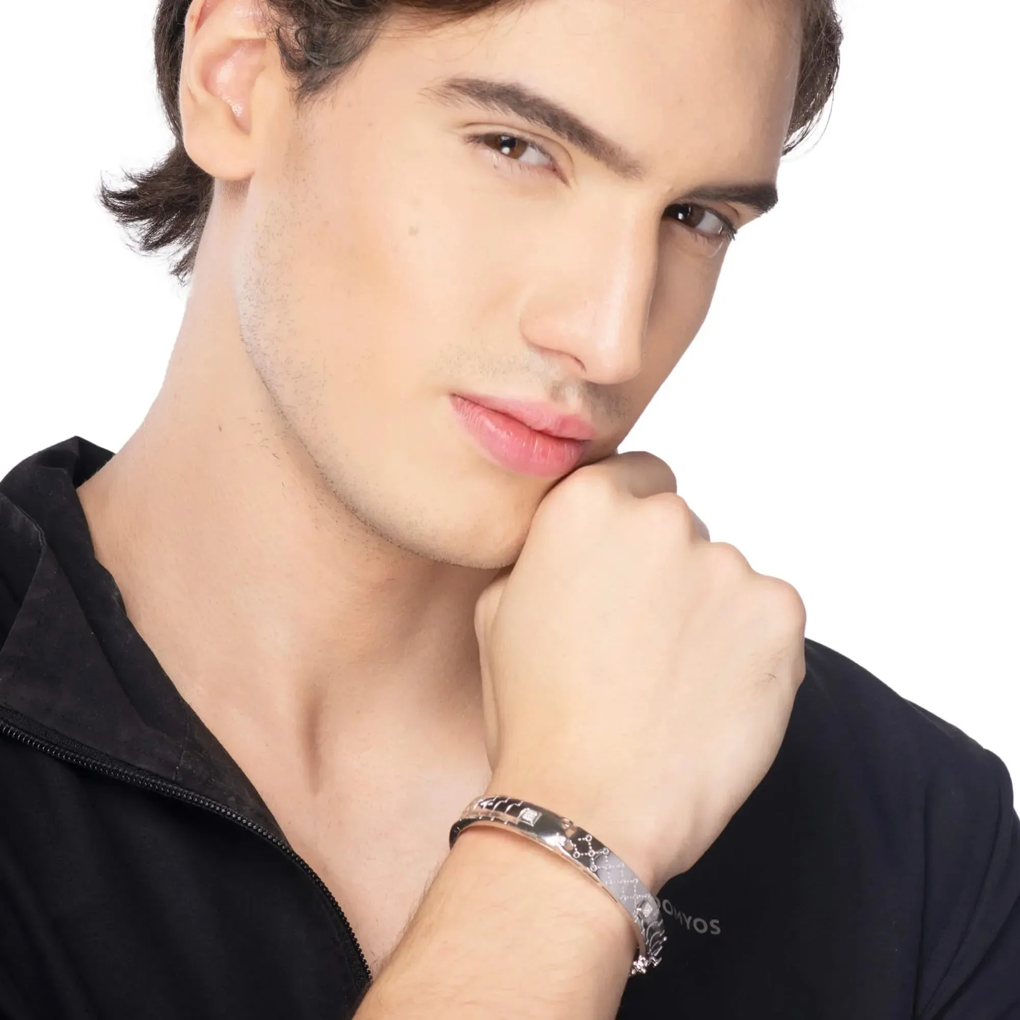 Silver Crisscross Kada - Image 3