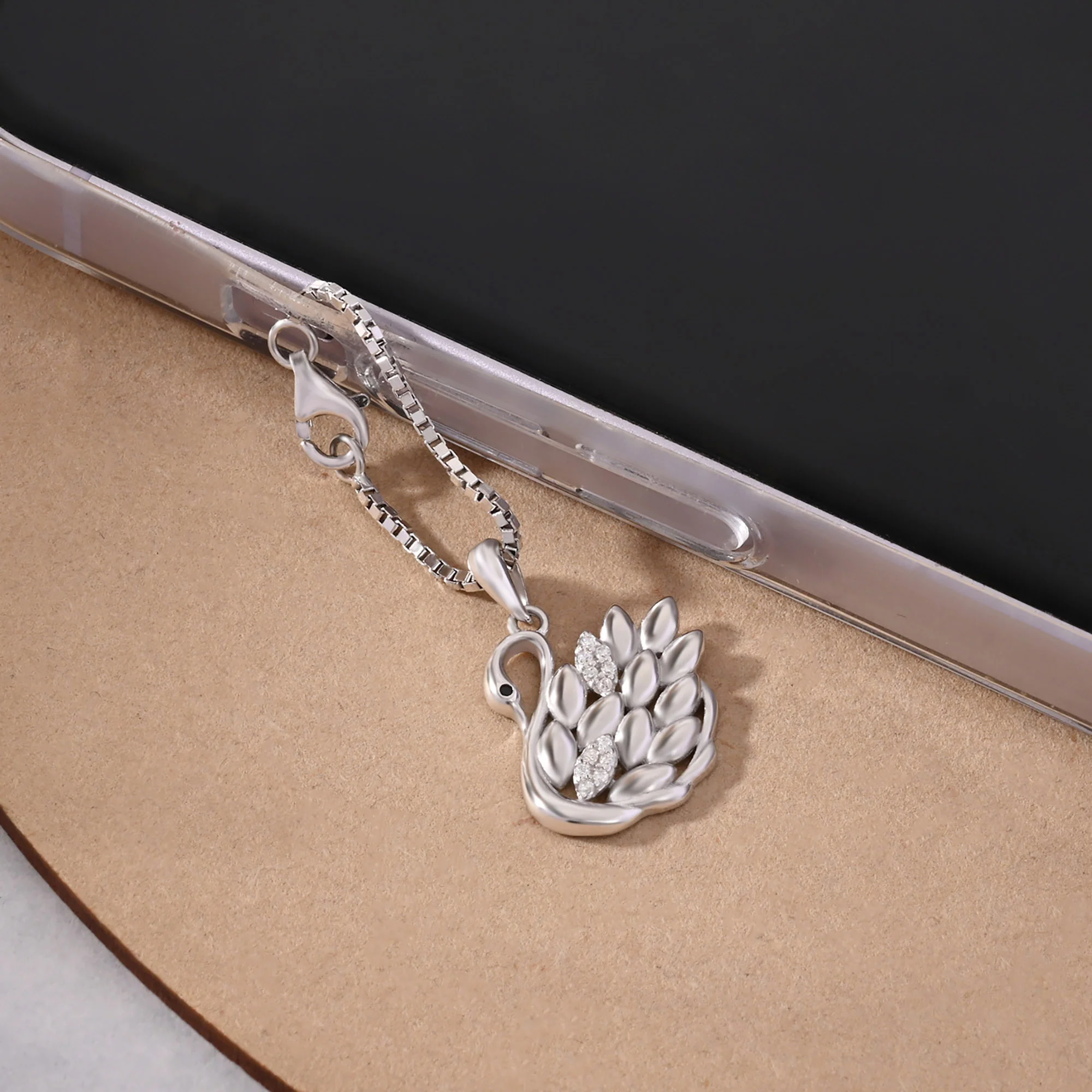 Sparkle Swan Charm - Image 3