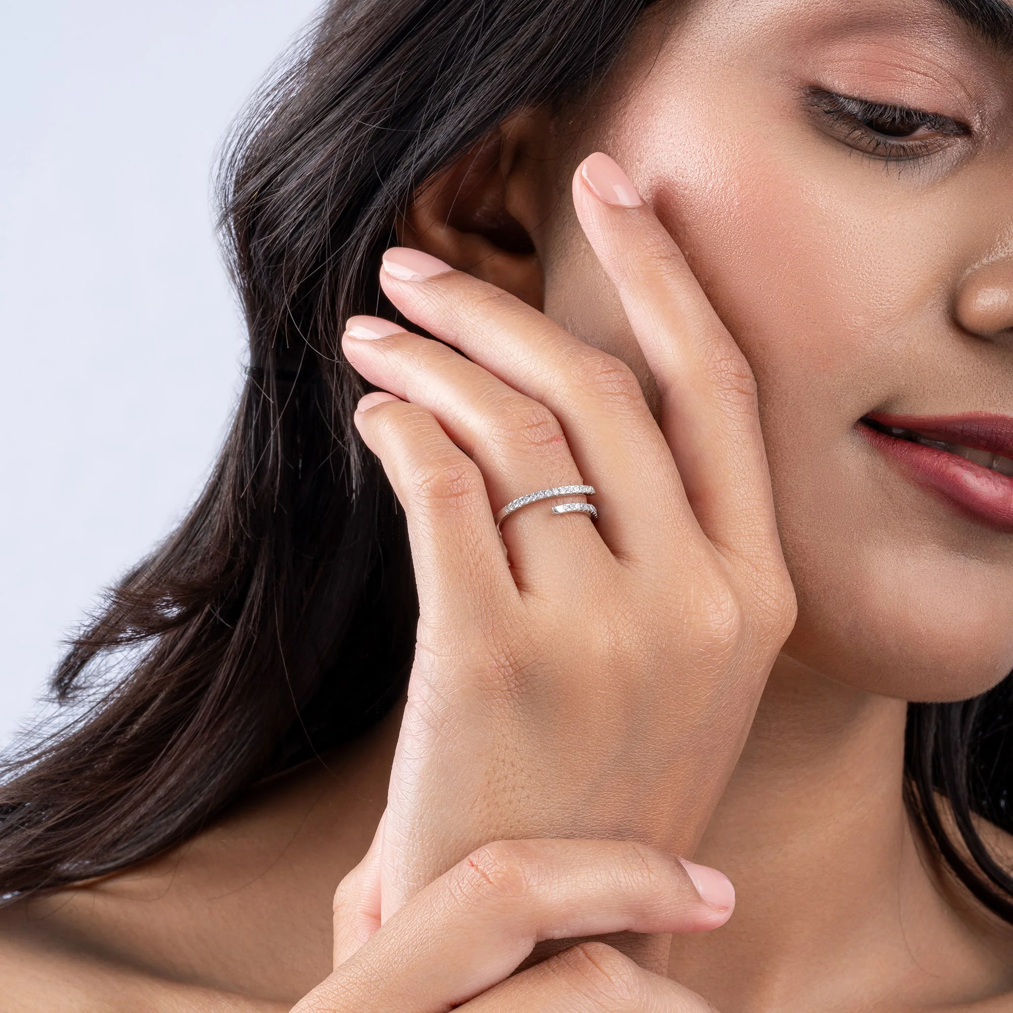 Twin Swirl Harmony Ring - Image 3