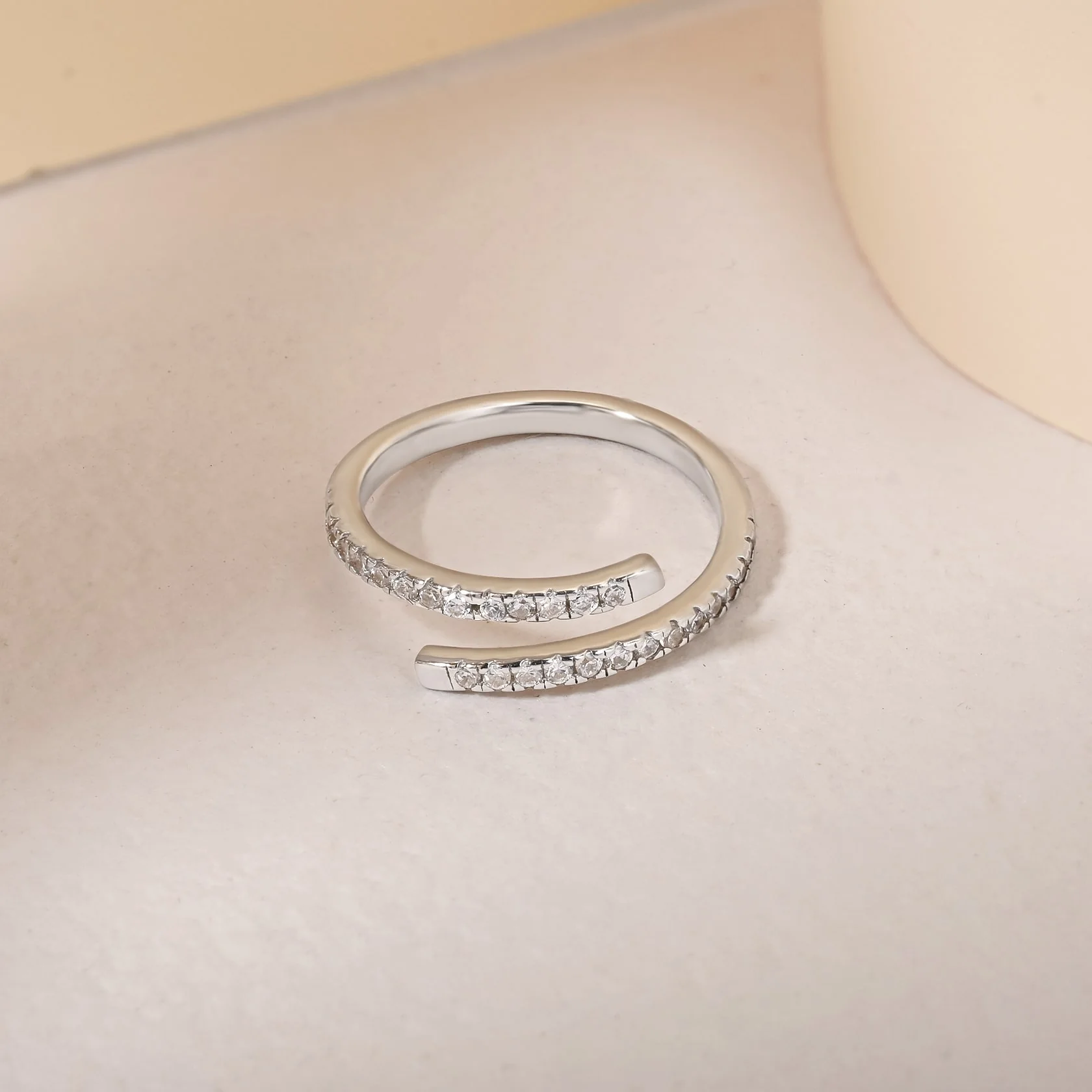 Twin Swirl Harmony Ring - Image 5