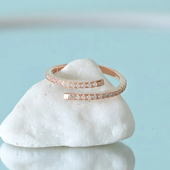 Twin Swirl Harmony Ring - Image 9