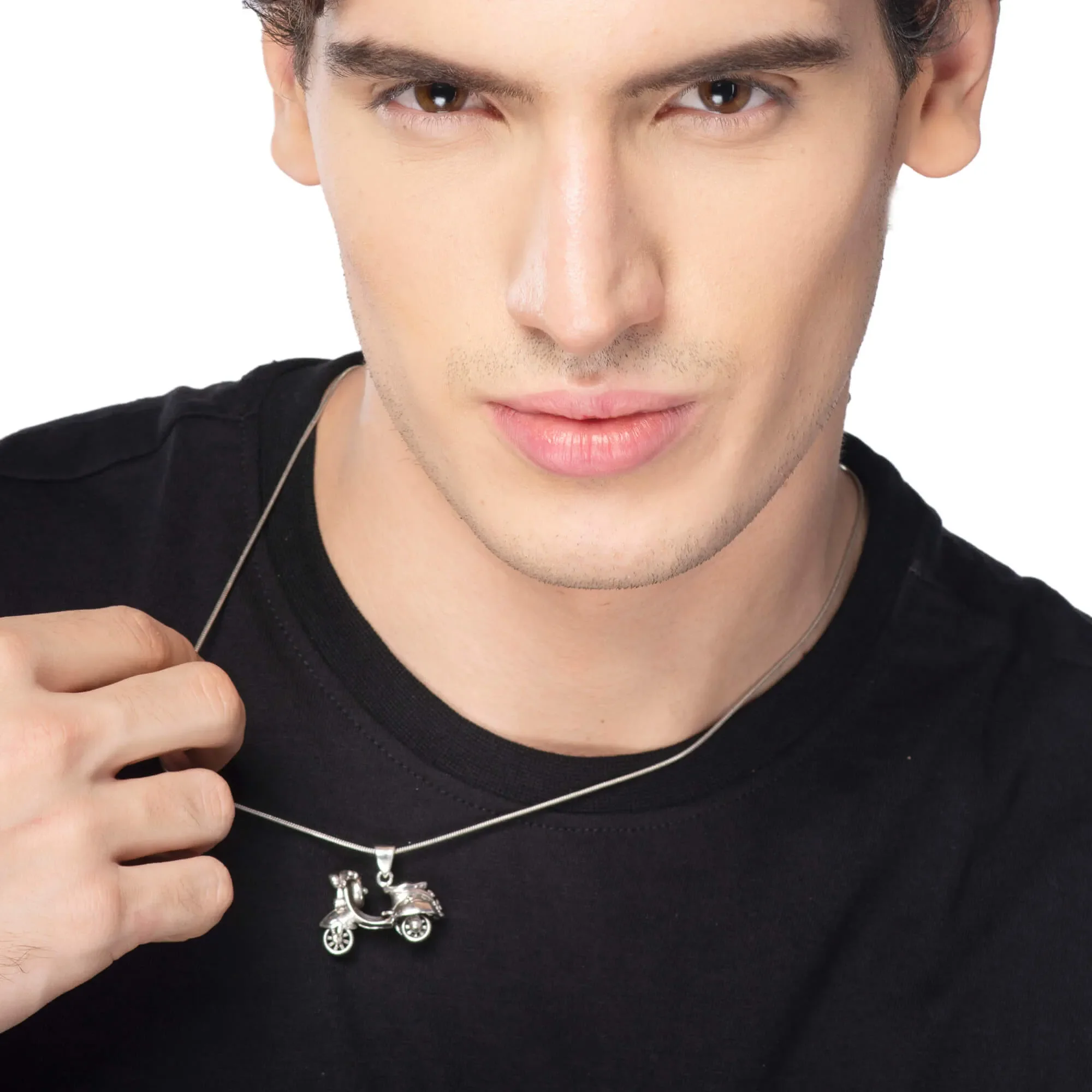 Vespa Enthusiast's Silver Keepsake Silver Locket - Image 3