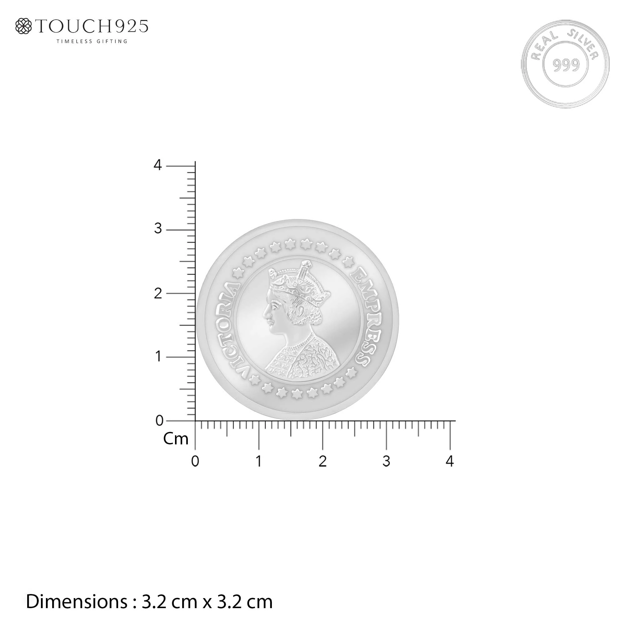 10g Victoria Empress 999 Silver Coin - Image 6